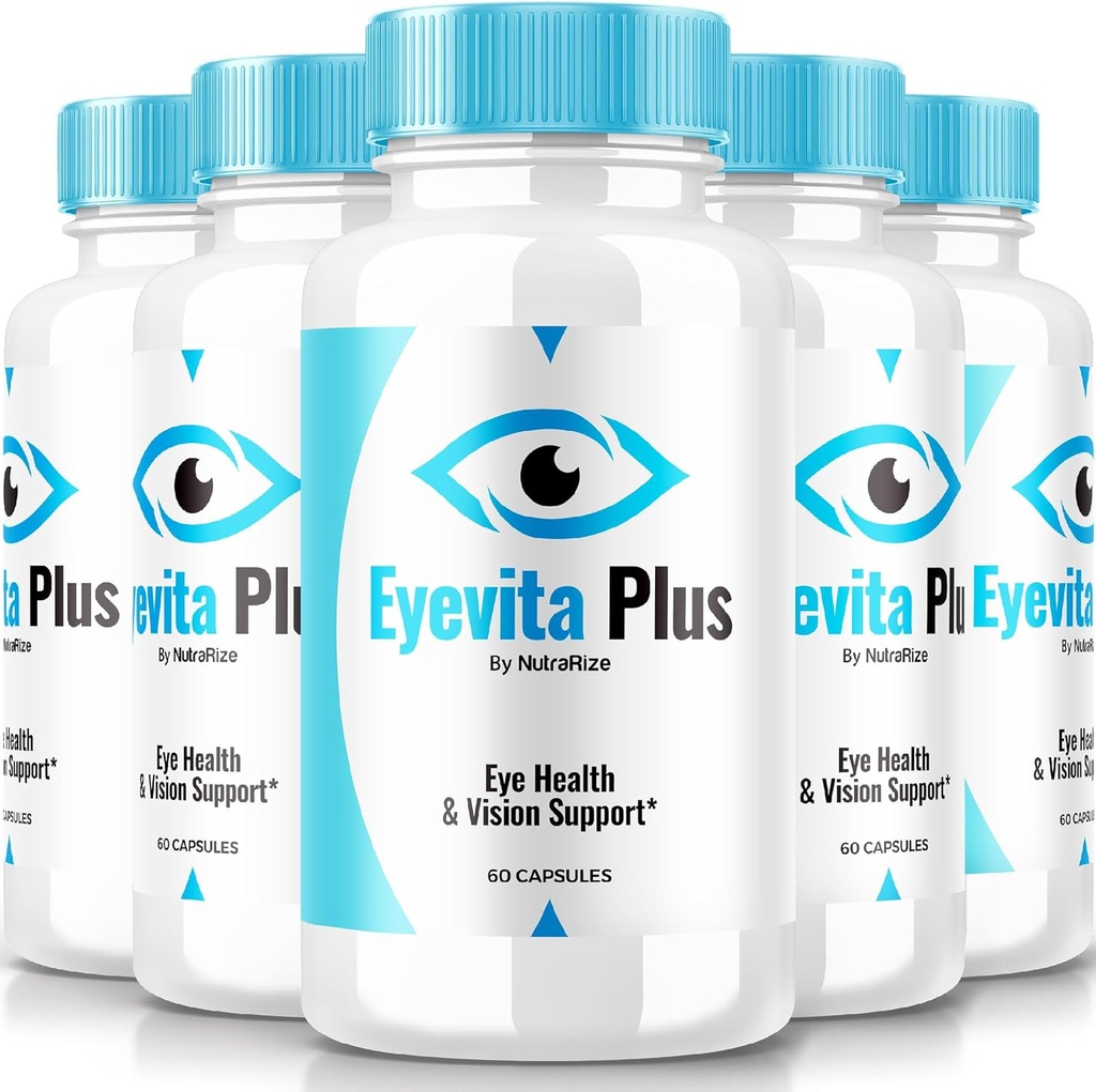 (5 Pack) Eyevita Plus - Omfattende støtte til dit syn, Eyevita Plus Advanced Eye Nutrition, Eye Vitamin, All Natural Eye Health Formel, Eye Vita Plus Multivitamin Anmeldelser (300 kapsler)