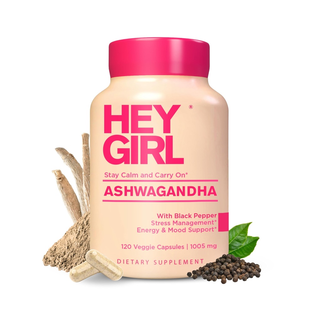 Ashwagandha Capsules 1005mg - Ashwagandha Pulver med Organic Black Pepper
