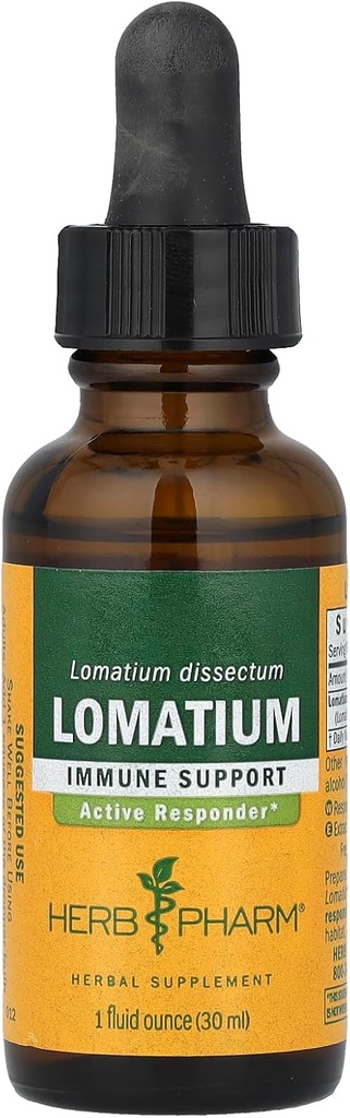 Herb Pharm Lomatium Liquid Extract til immunsystemet support - 1 Ounce