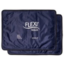 2 FlexiKold Gel Ice Packs (Standard Large: 10.5 "x 14.5") - Genanvendelig Cold Pack til skader, til Rygsmerter Relief, Migræne Relief Pad, Efter kirurgi, Postpartum, Hovedpine, Shoulder - 6300- COLD 2PK