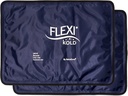 2 FlexiKold Gel Ice Packs (Standard Large: 10.5 "x 14.5") - Genanvendelig Cold Pack til skader, til Rygsmerter Relief, Migræne Relief Pad, Efter kirurgi, Postpartum, Hovedpine, Shoulder - 6300- COLD 2PK