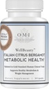 WELLBEAUTY Italiensk Citrus Bergamot Metabolic Health, Award Winning Kardiolog udviklet til at støtte sund Cholesterol & triglyceride Niveauer allerede i normalområdet, 7 Key polyphenoler, 30-dages forsyning