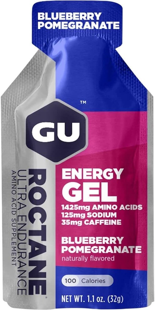 GU Roctane Energy Gel - 24 Pack Blåbær