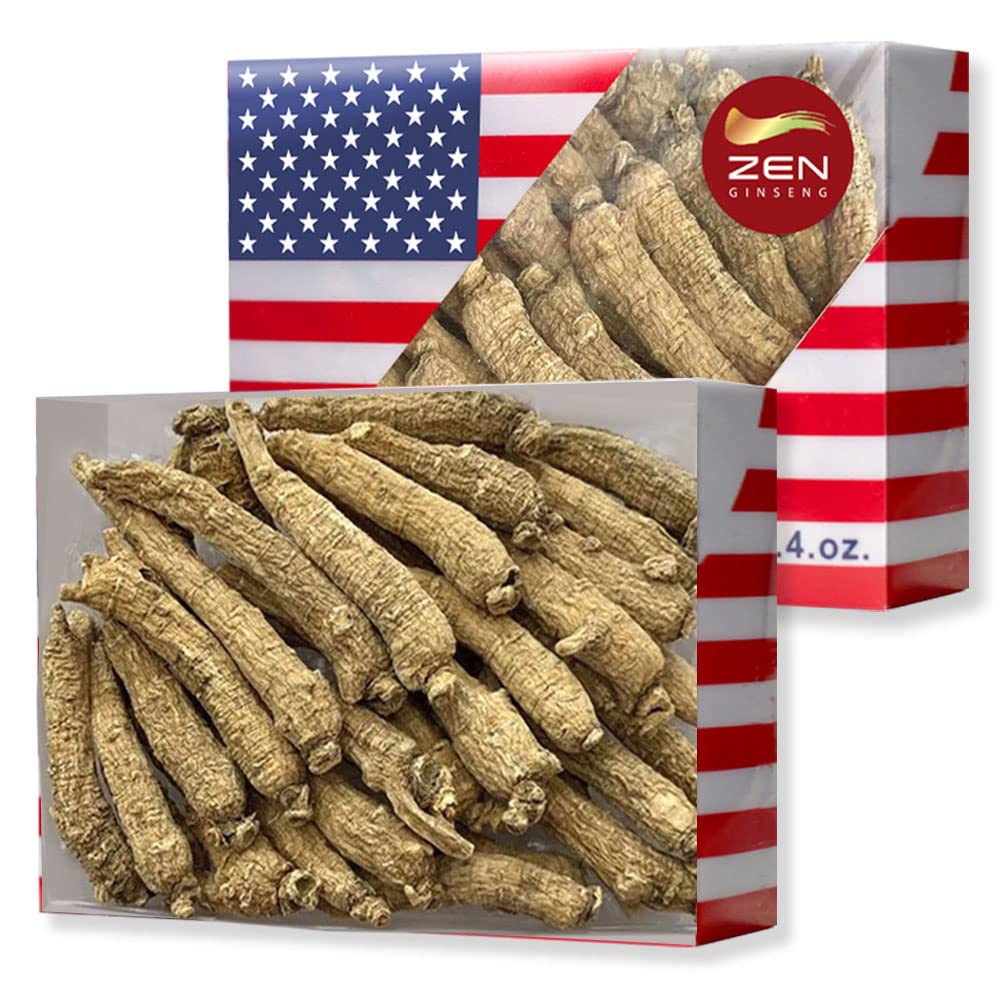 2 Æsker af håndplukkede amerikanske Ginseng Root- Small Hale (4oz / Box)