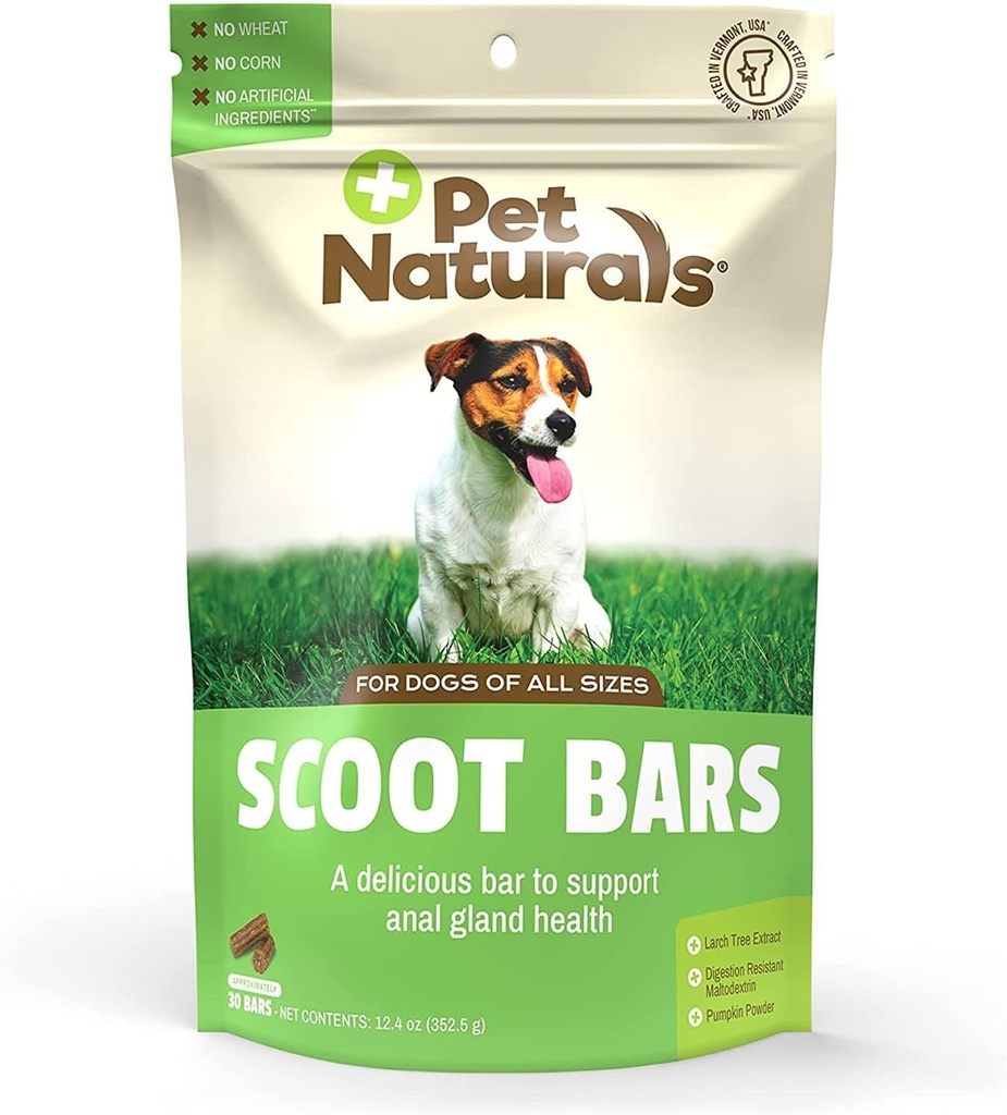 Pet Naturals Scoot Barer til hunde, fordøjelsesstøtte, And Flavor 30 tæller