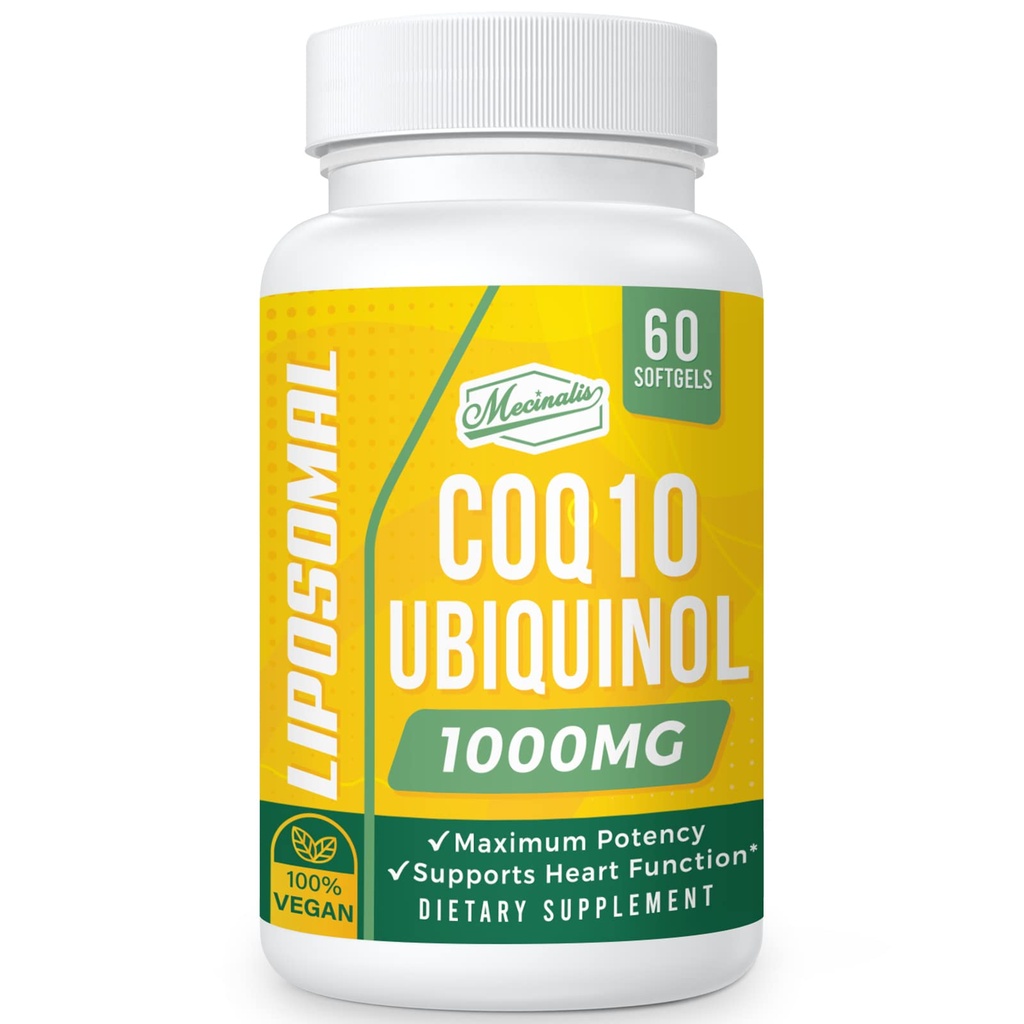 1000mg Liposomal CoQ10 Softgels