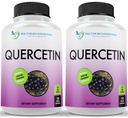 DOCTOR ANBEFALEDE TILLÆG Quercetin 1000mg Per Serving - Vitamin supplement, (Vegan ekskl. GMO) (120 Veggie kapsler, pakke med 2)