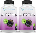 DOCTOR ANBEFALEDE TILLÆG Quercetin 1000mg Per Serving - Vitamin supplement, (Vegan ekskl. GMO) (120 Veggie kapsler, pakke med 2)