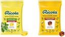Ricola Sugar Free Lemon Mint Herbal Cough Suppressant Throat Drops, 105ct Bag & Original Natural Herb Cough Drops, 115 Count, Cough Suppressant & Throat Relieving Drops