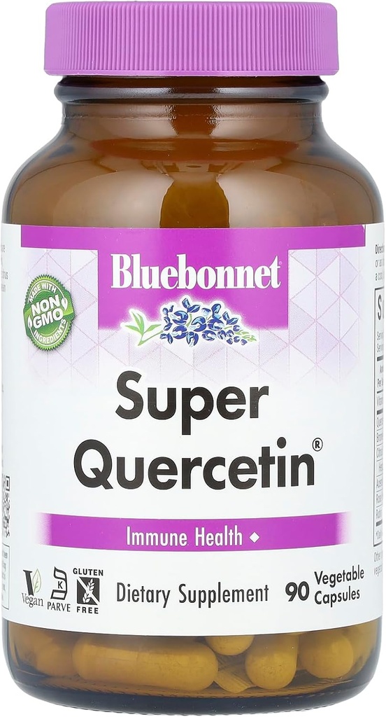 BlueBonnet Super Quercetin C-vitamin tillæg, 90 kapsler