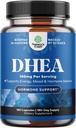 DHEA tillæg for kvinder & mænd - Pure DHEA 100 mg for Hormone Balance, Forbedrer mood stabilitet, hjerne funktion, immunsystem, energi & fertilitet - Dehydroepiandrosterone kapsler til voksne - 180 Ct