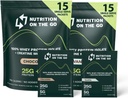 Nutrition On the Go Whey Protein Isolere pakker med Creatin - 25g Protein + 5g Creatin - Single-Serve Travel Protein Powder - Variety Pack (Vanilla & Chocolate) (30- Pack)