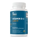 Dr. Tobias vitamin D3 5000 IE, Essential for sunde knogler, tænder og immunsystem, ekstra styrke D-vitamin supplement, non-GMO, 90 kapsler, 90 Servering