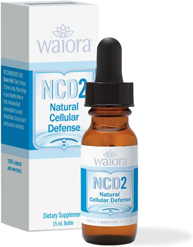 NCD2 af Waiora, Aktiveret flydende zeolit dråber til naturlige krop Cleanse & fremme immunforsvar og pH balance, Mix in Food / Drink, All Natural, One (0,5 oz) Bott (90 serv)