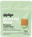 Chewsy Peaceful Sleep Chews, Sleep Support, 3 mg Melatonin, 200 MGS L- Theanine, Kamille, Lemon Balm, Magnolia, Nighttime Sleep Aid, naturligt Minty Chews, fremmer restaured Sleep, 6 -Day Supply (1)