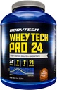 BODYTECH Whey Tech Pro24 Protein Powder - Rich Chocolate Flavor for Muscle Growth and Recovery, giver 24g protein per servering for optimal fitness og ydeevne (5 lbs / 71 Servering)
