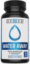 ZHOU Water Away Herbal Formel for sund fluid balance; 124; med Mælkebøtte, Kalium, grøn te & mere; 60 kapsler