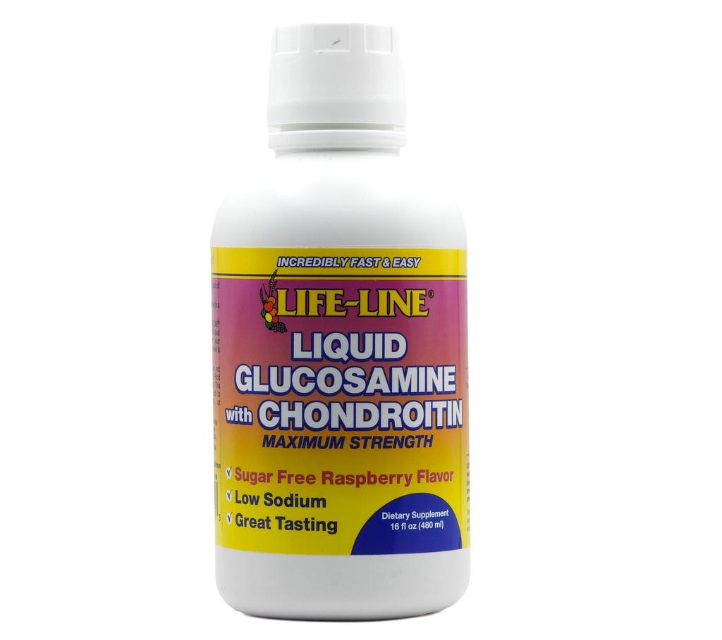 Naturens Blend Glucosamin w / Chondroitin Max Strength, Hindbær, 16 oz.