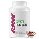 RAW Vegan Protein Powder, Acai Bowl - 20g Plantbaserede Protein Powder & Foretrukket med vitaminer til muskel vækst & inddrivelse - Lav- fedt, lav Carb, naturligt aromatiseret og sødet - 25 Servere