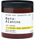 BEYOND RAW Kemi Labs Beta- Alanine Powder, Øger workout ydeevne og reducerer muskelømhed, 30 Servere