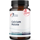 Design for sundhed Calcium Malat - 500 mg Calcium Malatchelat + D-vitamin (D3) Knogletilskud til kvinder + mænd - non-GMO (120 kapsler)