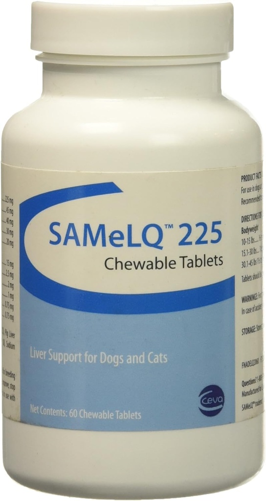 S Adenosyl 225 (SAME) for MEDIUM / LARGE DOGS 225 mg (60 faner)