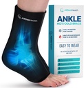 Ankle Ice Pack Wrap for Hævelse - Hot / Cold Therapy Ice Wrap for Foot Pain Relief, Heel Pain Relief, Plantar Fasciitis, Achilles Tendonitis Relief, Sprained Ankle Kompression, (Large / XL)