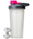Mr. Pen Shaker Flasker til Protein Mixes - 28 oz, Gray & Pink Protein Shaker med Wire Whisk Ball