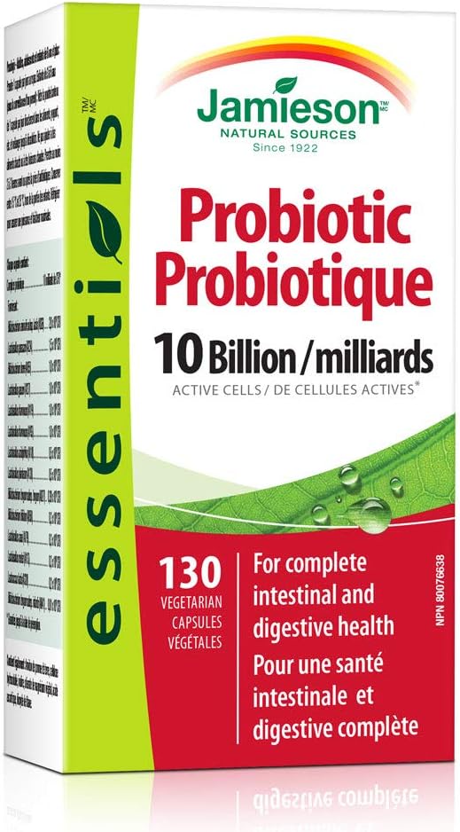 Jamieson Probiotic 10 milliarder aktive celler, 130 vegi caps