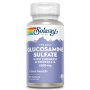 SOLARAY Glucosamine Sulfate 1500mg, Sund fælles støtte supplement, kraftfulde Connective Tissue og fælles sundhedsformel med gurkemeje & Boswellia, 60- dag penge tilbage garanti, 30 Serv, 60 VegCaps