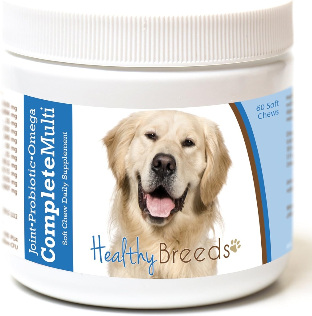 Sunde racer Golden Retriever Alt i én Multivitamin Soft Chew 60 Greve