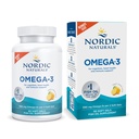 Nordiske Naturals Omega-3, Lemon Flavor - 90 Soft Gels - 690 mg Omega-3 - Fish Oil - EPA & DHA - Immunstøtte, Brain & Heart Health, Optimal Wellness - Non- GMO - 45 Serveringer