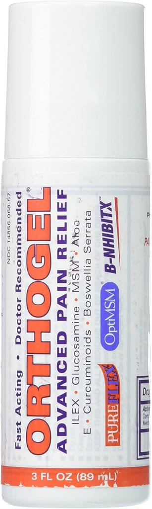 Orthogel Advanced Cold Therapy Relief Gel Roll On, 3 oz (pakning med 3)