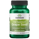 Swanson Grape Seed Heart Antioxidant Free Radikals Sund Blodtrykssupport Polyphenoler OPCS (Oligomerisk Proanthocyanidin) Herbal Supplement 380 mg 100 Kapsler
