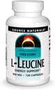 Source Naturals L- Leucin, 500 mg, 120 kapsler