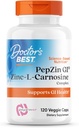Doctor 's Best PepZin GI, Zinc- L- Carnosine Complex, Non- GMO, Vegan, Gluten Free, Soy Free, fordøjelsesstøtte, 120 Veggie Caps