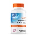 Doctor 's Best PepZin GI, Zinc- L- Carnosine Complex, Non- GMO, Vegan, Gluten Free, Soy Free, fordøjelsesstøtte, 120 Veggie Caps