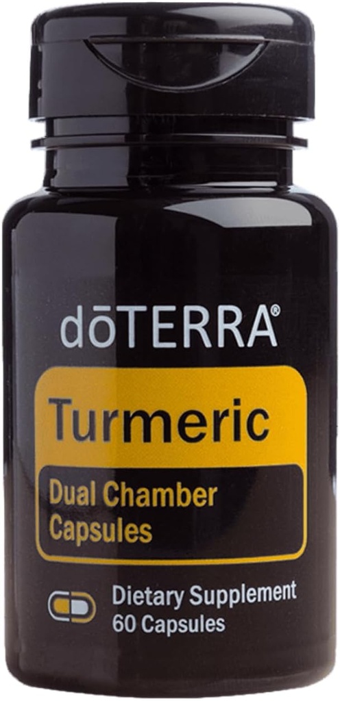 Doterra Gurkemeje Kapsler med dobbeltkammer