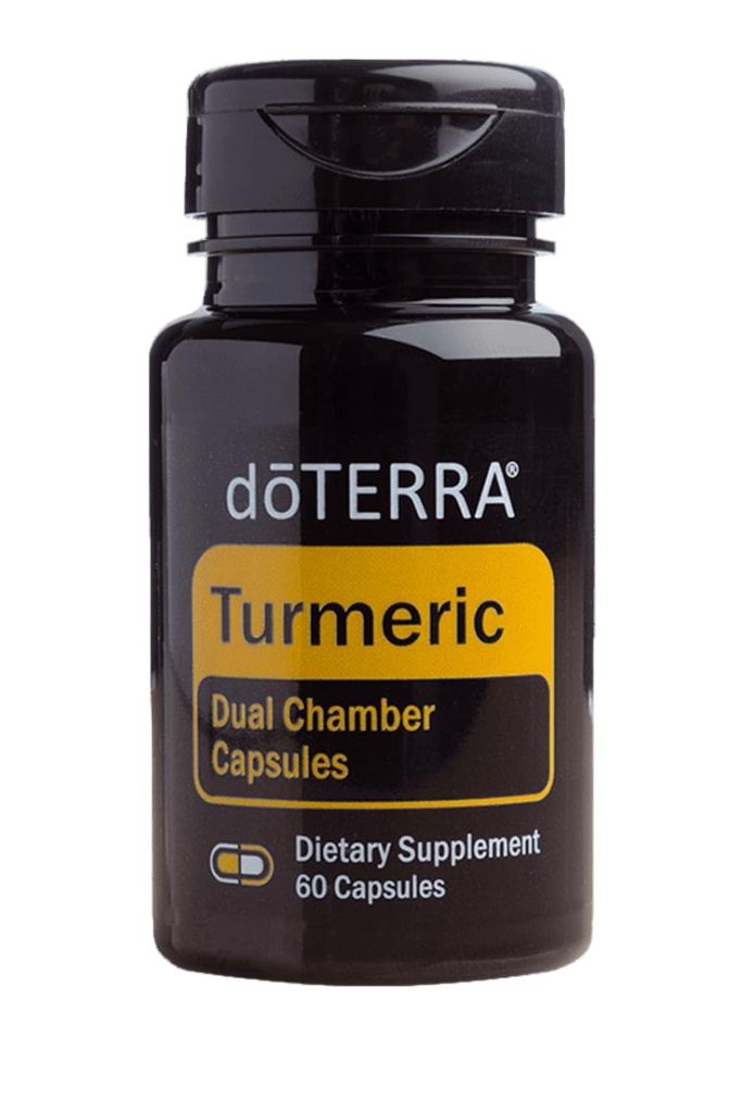 Doterra Gurkemeje Kapsler med dobbeltkammer