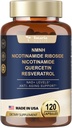 Totaria (1 pakke) NMNH (Dihydronicotinamid Mononucleotid) Supplement w / Niacinamid (vitamin B3), Trans- Resveratrol, for Anti Aging, Energy, Focus