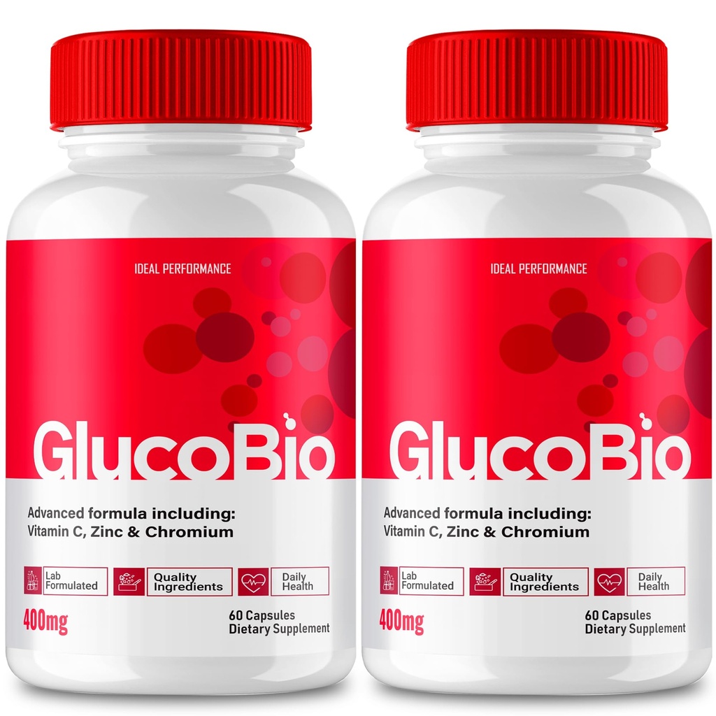 GlucoBio kapsler, officielle GlucoBio Support Pills - Maksimal styrke ingredienser, GlucoBio Sundhed & Wellness kapsler, Gluco Bio kapsler Anmeldelser (2 Pack)