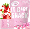 Super Green Powder Superfood Gummies + Daglige Multi- Vitaminer til kvinder - Vegansk Prebiotika til Gut Sundhed & Wellness - Sunde Snacks, hele frugt & grøntsager, Vegan, Økologisk Nutritional Supplement
