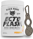 Black Magic Ecto Plasmaer - Sherbet Pop - Håndlavede Pump Igniter, Øget hydrering og vaskularitet (400g, 20 Scoops) med Enbanc Health Keychain