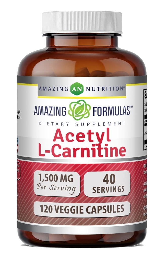Amazing Formulas Acetyl L- Carnitin Hcl Supplement Note 124; 500 Mg Per Serving
