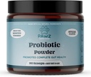 PAWZ Probiotisk pulver til hunde - 90 Scoops Steak Flavor - fremmer Gut sundhed og fordøjelse - Probiotika supplement Support immunsystem & Hud og Coat sundhed - Egnet til alle typer af hunde