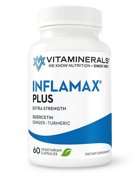 Vitaminer ® 121 + Inflamax ® Plus · 124; Quercetin · 124; Proteolytiske enzymer · 124; Gøg · 124; Gurkemeje ® 124; Veggie caps