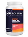 GU Energy Roctane Ultra Endurance Energy Drink Mix, Vegan, Gluten- Free, Kosher, 35mg af koffein, og Dairy- Free n- the- Go Energy for any workout, 3.44- Pound Jar, Tropical Fruit