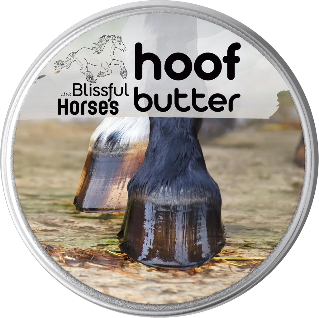 The Blissful Heste Hoof Butter Al naturlig støtte til din hest 's Hooves, 4-Ounce