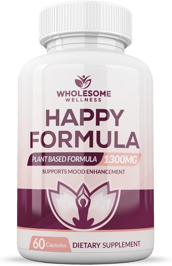 Grossome Wellness Happy Formula Natural Formel Relief Supplement for kvinder & mænd