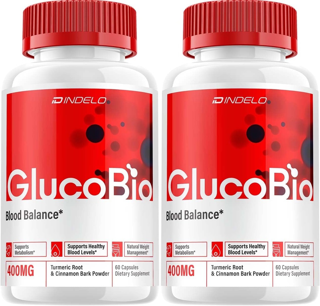 Gluco Bio sunde vitaminkapsler, GlucoBio avanceret supplement, Alle naturlige formel til at opretholde sunde niveauer, maksimal styrke Daglig formel, Gluco Bio piller anmeldelser (2 Pack - 120 kapsler)